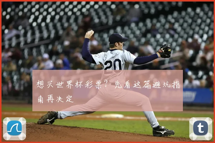 想买世界杯彩票？先看这篇避坑指南再决定