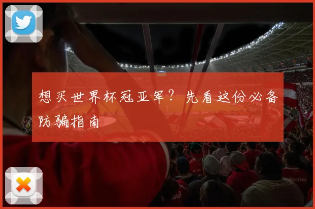 想买世界杯冠亚军？先看这份必备防骗指南